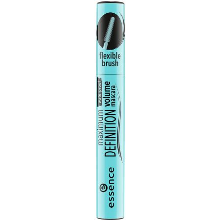 Mascara rezistenta la apa Maximum Definition, 8 ml, Essence