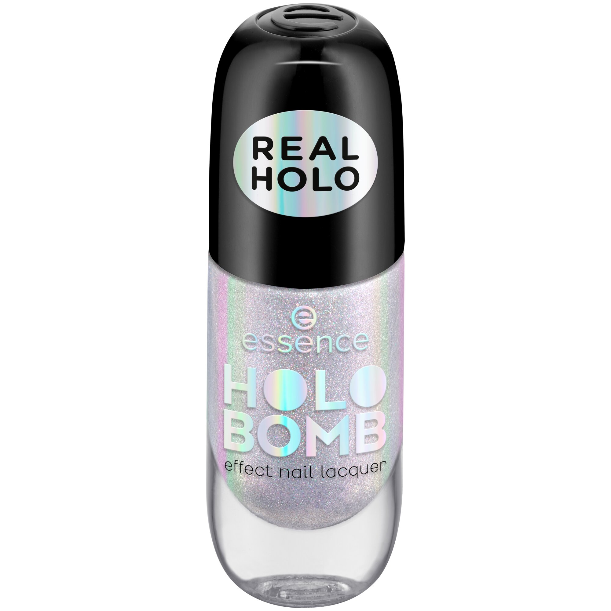 Lac pentru unghii Holo Bomb, 01 - Ridin Holo, 8 ml, Essence