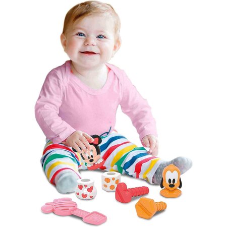 Jucarie Minnie Mouse si Pluto, Baby, 18+ luni, Clementoni 623718