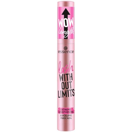 Mascara lash extreme lengthening & volume Without Limits, 01 - ultra black, 13 ml, Essence