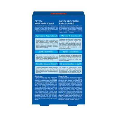 Benzi pentru nas Crystal Nose Pore Strips, 6 bucati, Purederm 624032