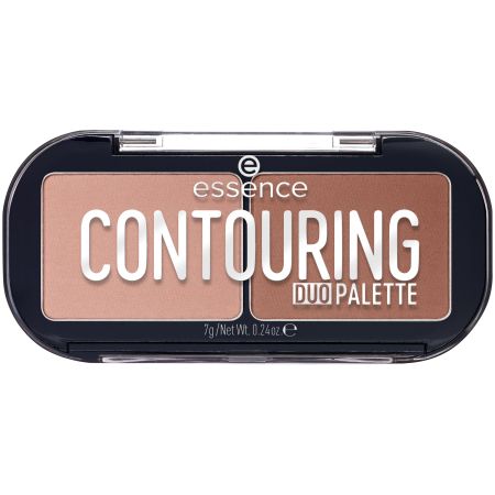 Paleta pentru conturarea fetei Contouring Duo Palette, 10 - Lighter Skin, 7 g, Essence