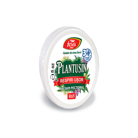 Balsam pectoral Plantusin Respiri Usor, 20 g, Fares