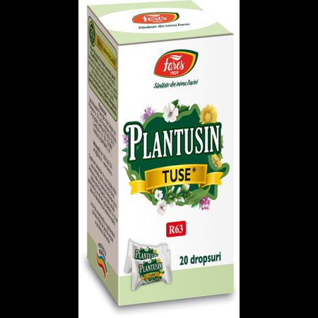 Plantusin Tuse, 20 dropsuri, Fares