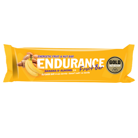 Baton Endurance Fruit Bar, Banane, 40 g, Gold Nutrition
