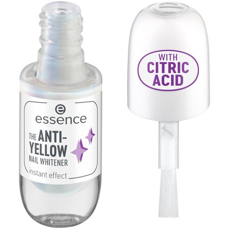 Tratament de albire pentru unghii The Anti-Yellow Nail Whitener, 8 ml, Essence 624497