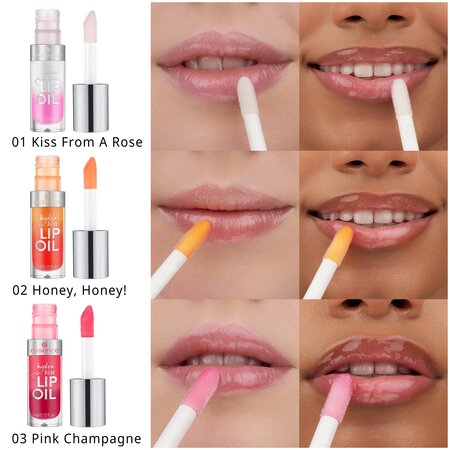 Ulei de buze Hydra Kiss, 03 Pink Champagne, 4 ml, Essence 624573