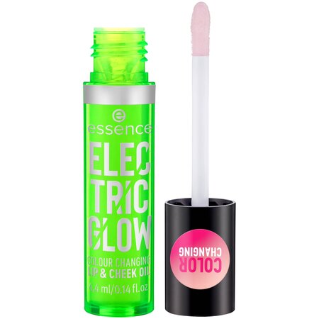 Ulei pentru buze si obraz Electric Glow Colour Changing Lip & Cheek, 4.4 ml, Essence 624602