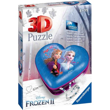 RAVENSBURGER PUZZLE 3D CUTIE INIMA FROZEN 54 PIESE RVS3D11236