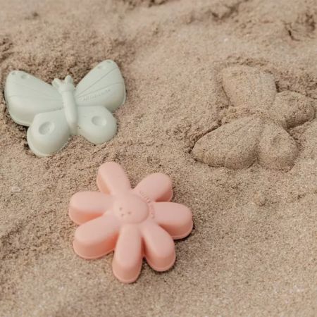 Set forme pentru nisip, Flowers & Butterflies, + 18 luni, Little Dutch 624685