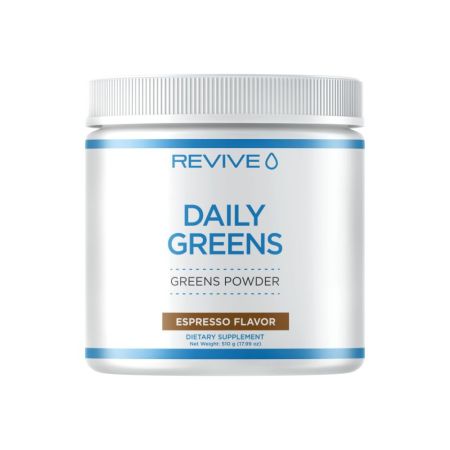 Eticheta Produs Daily Greens Powder Espersso, 510 g, Revive