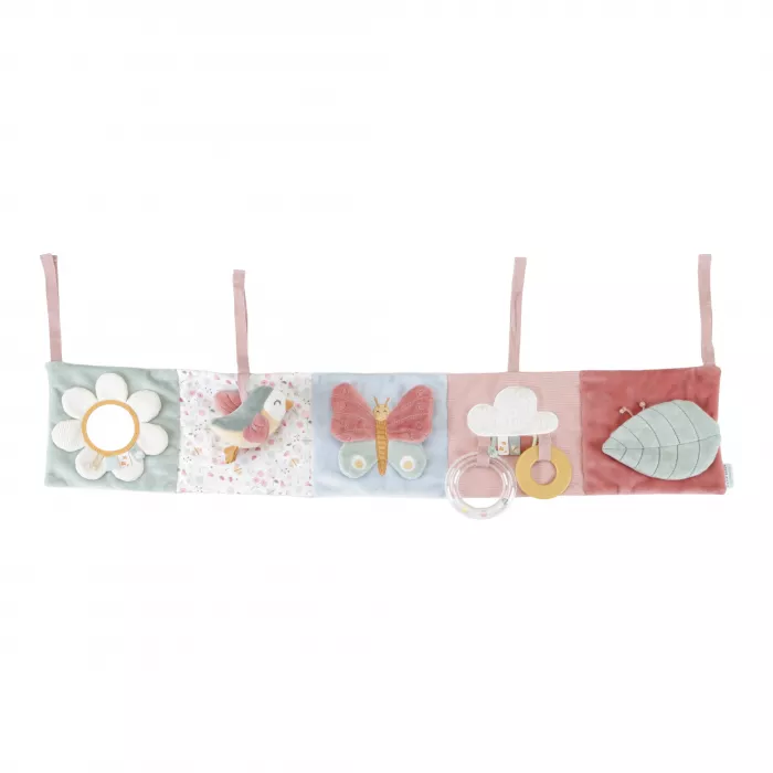 Panou senzorial pentru patut Colectia Flowers & Butterflies, + 0 luni, Little Dutch