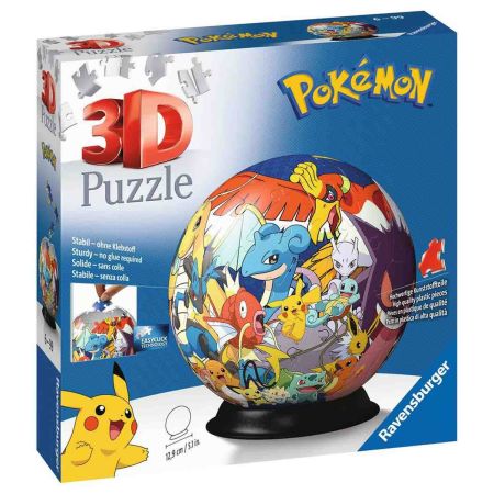 RAVENSBURGER PUZZLE 3D POKEMON 72 PIESE RVS3D11785