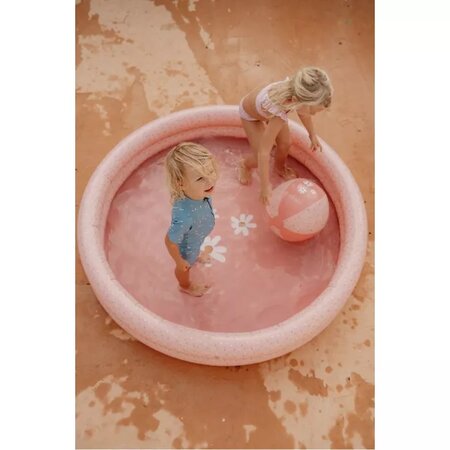 Piscina gonflabila pentru copii, 150 cm, Little Pink Flowers, +2 ani, Little Dutch 624760