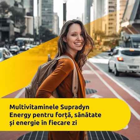 Multivitamine si minerale Supradyn Energy cu Coenzima Q10, 15 comprimate efervescente, Bayer 474831