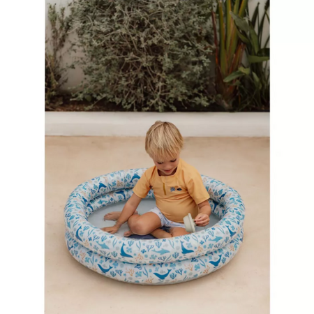 Piscina gonflabila pentru copii Ocean Dreams, 80 cm, Blue, +3 ani, Little Dutch 712388
