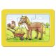 Puzzle Animale Buni Prieteni, + 3 ani, 3 x 6 piese, Ravensburger 624787