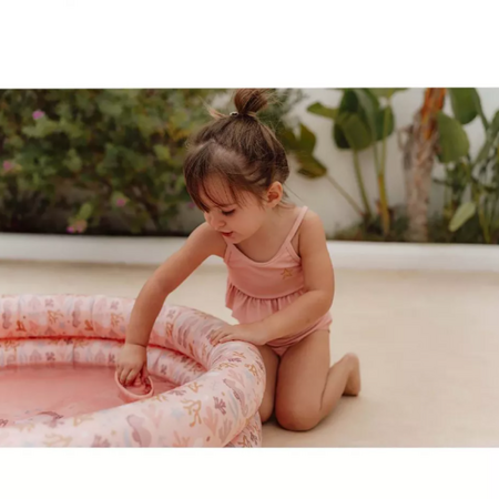 Piscina gonflabila pentru copii Ocean Dreams, 80 cm, Pink, +3 ani, Little Dutch 712394