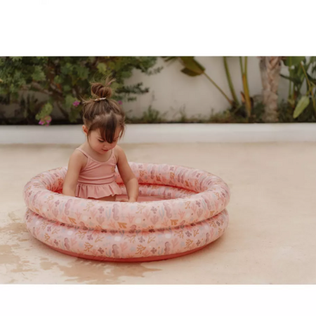 Piscina gonflabila pentru copii Ocean Dreams, 80 cm, Pink, +3 ani, Little Dutch 712395