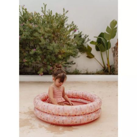 Piscina gonflabila pentru copii Ocean Dreams, 80 cm, Pink, +3 ani, Little Dutch 712393