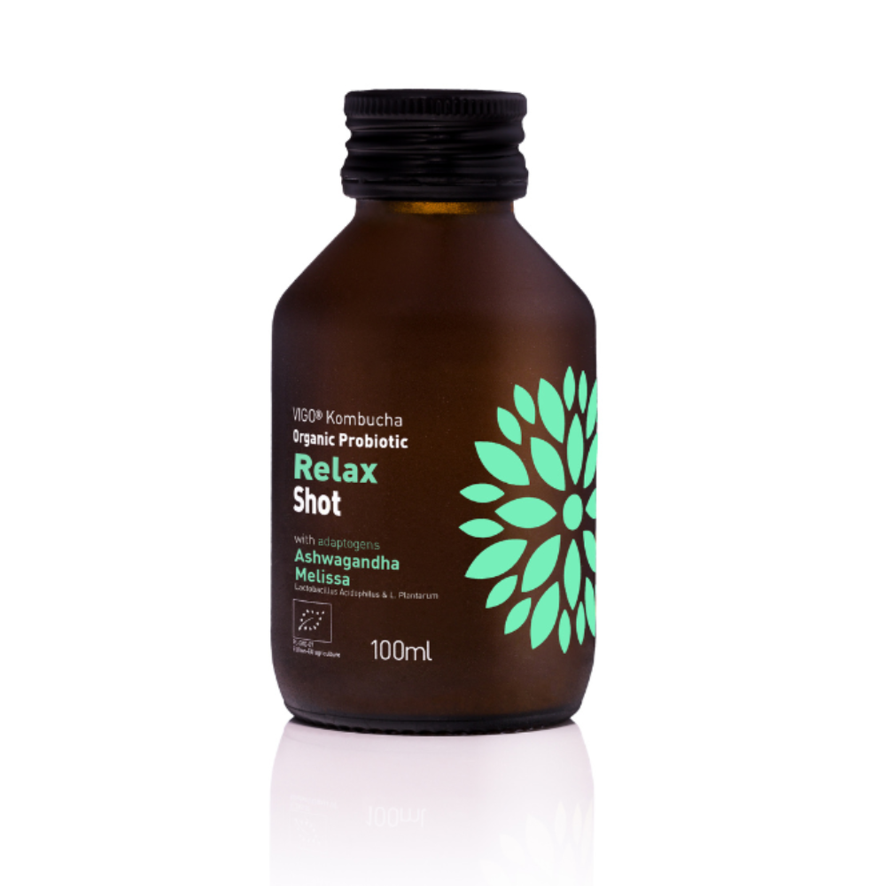 Bautura Bio Kombucha Shot Relax, 100 ml, Vigo