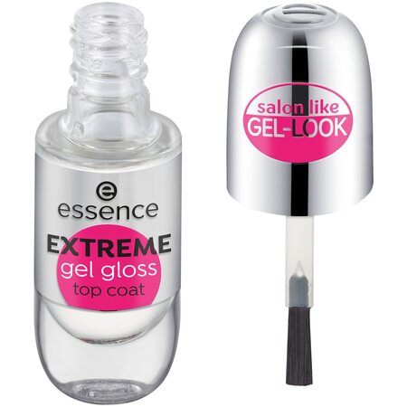 Lac de Unghii Extreme Gel Gloss Top Coat, 8 ml, Essence 624906