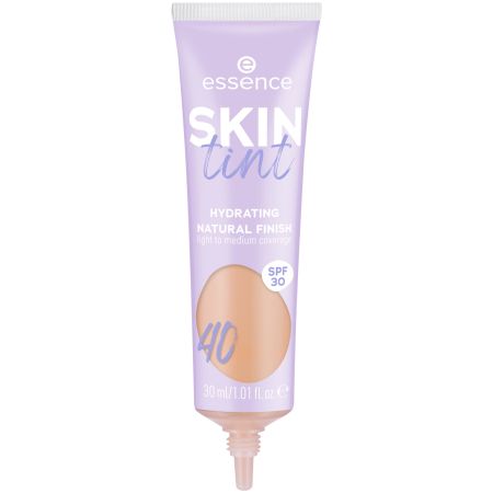 Nuantator pentru piele Skin Tint, Hydrating Natural Finish 40, 30 ml, Essence 624951