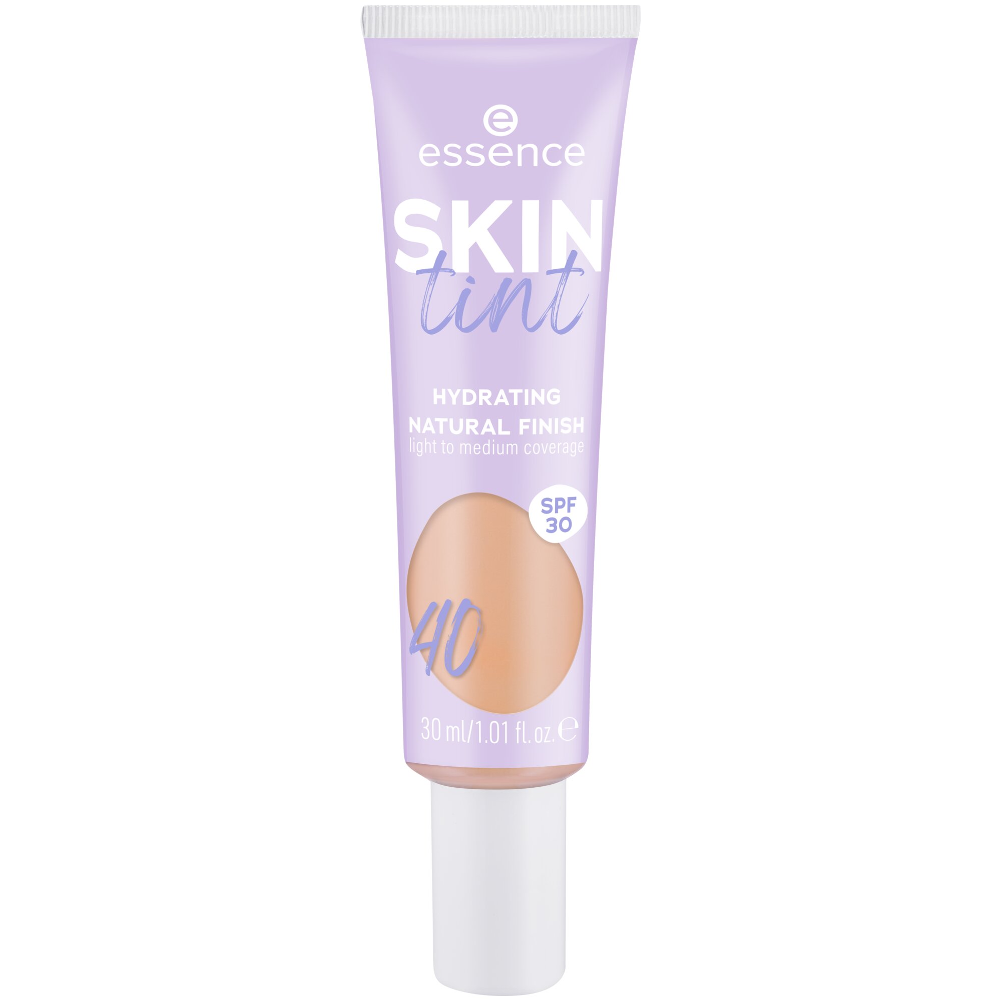 Nuantator pentru piele Skin Tint, Hydrating Natural Finish 40, 30 ml, Essence