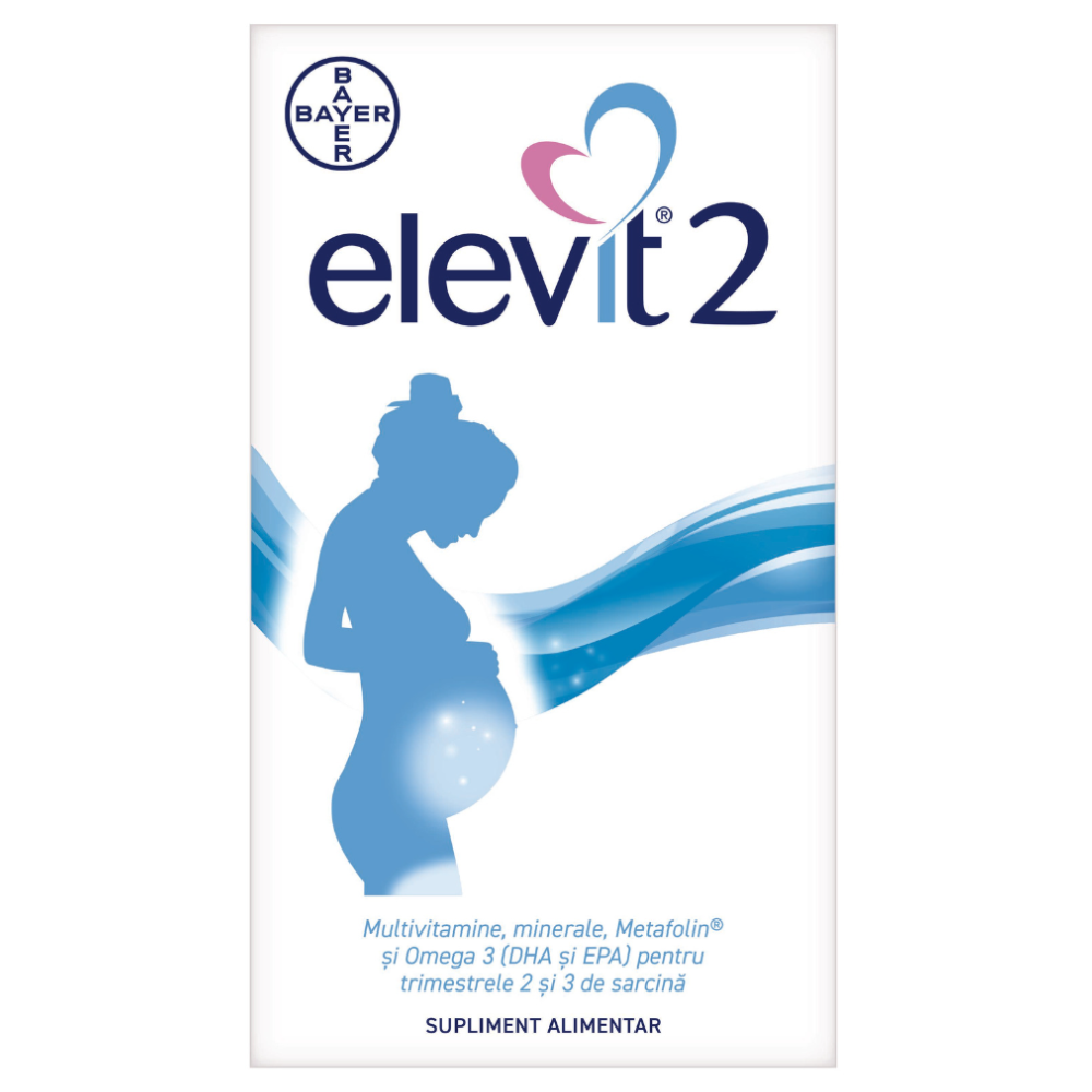 Elevit 2, 30 capsule moi, Bayer