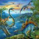 Puzzle Farmecul Dinozaurilor, + 5 ani, 3 x 49 piese, Ravensburger 624997