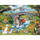 Puzzle Lumea Animalelor, + 6 ani, 100 piese, Ravensburger 625018