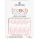 Unghii false French Manicure Click On Nails, 02 - Babyboomer Style, 12 bucati, Essence 625033