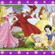 Set 4 Puzzle-uri Printesele Disney, + 4 ani, 72 piese, Ravensburger 625053