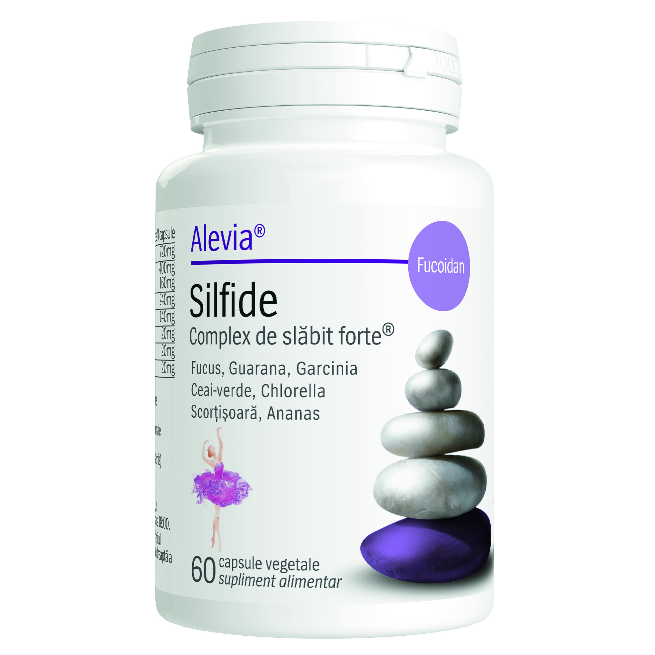 Silfide Complex de slabit forte + Fucoidan, 60 capsule