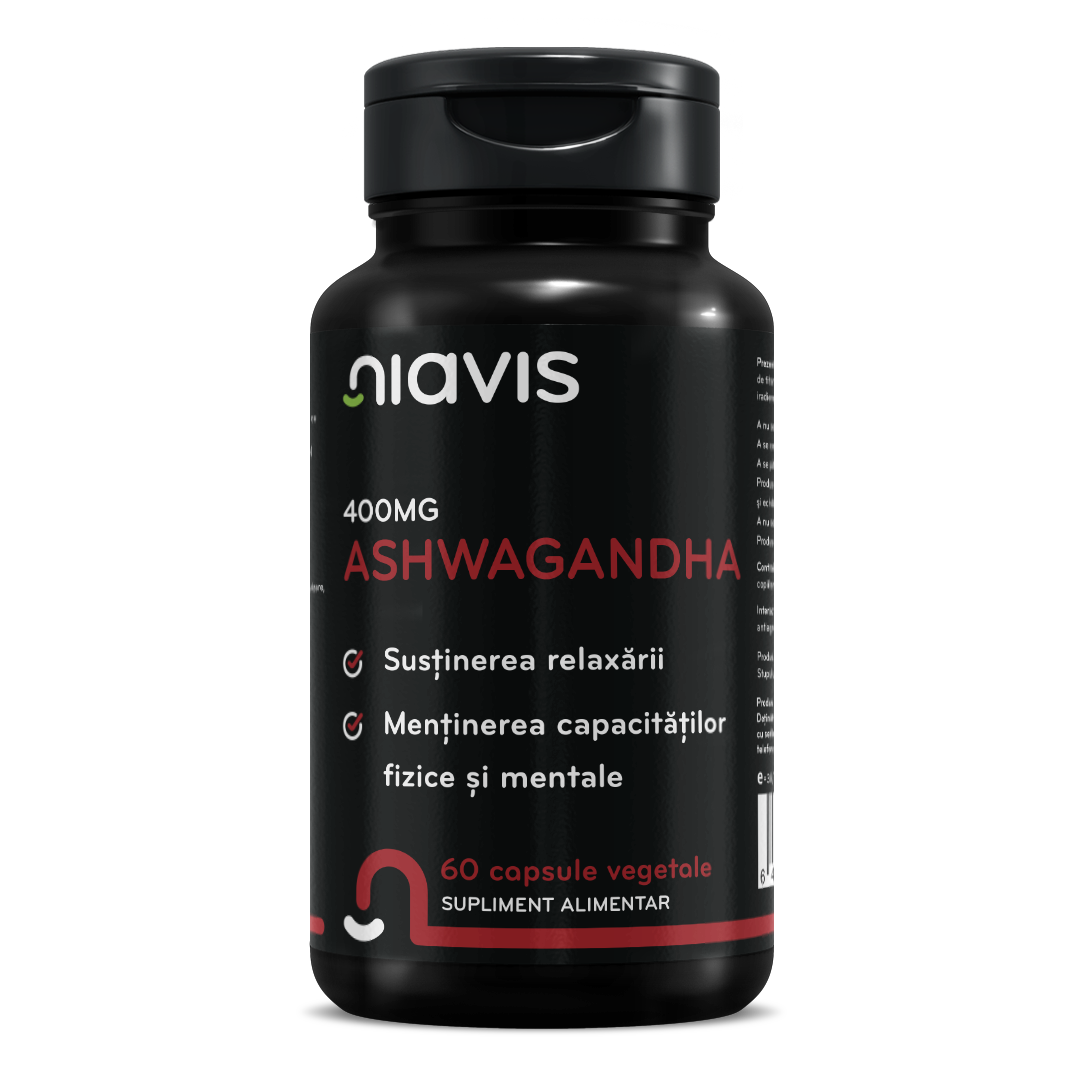 Ashwagandha, 400mg, 60 capsule, Niavis