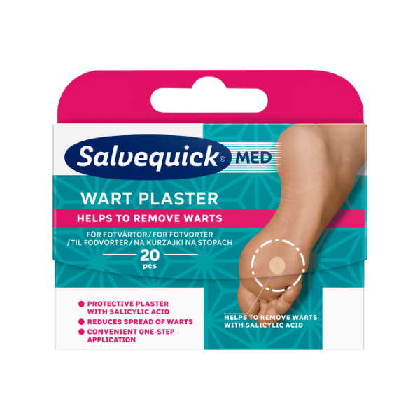 Plasturi impotriva negilor, 20 bucati, Salvequick