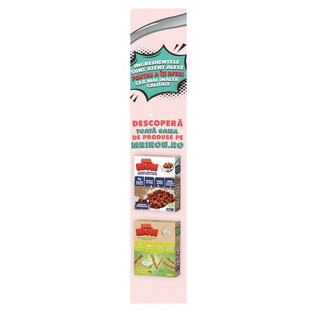 Cereale proteice fara zahar sau gluten cu aroma de capsuni si mar, 250 g, Mr. Iron 707650