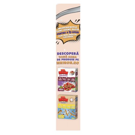 Cereale proteice fara zahar si fara gluten cu aroma de ciocolata, 250 g, Mr. Iron 707667