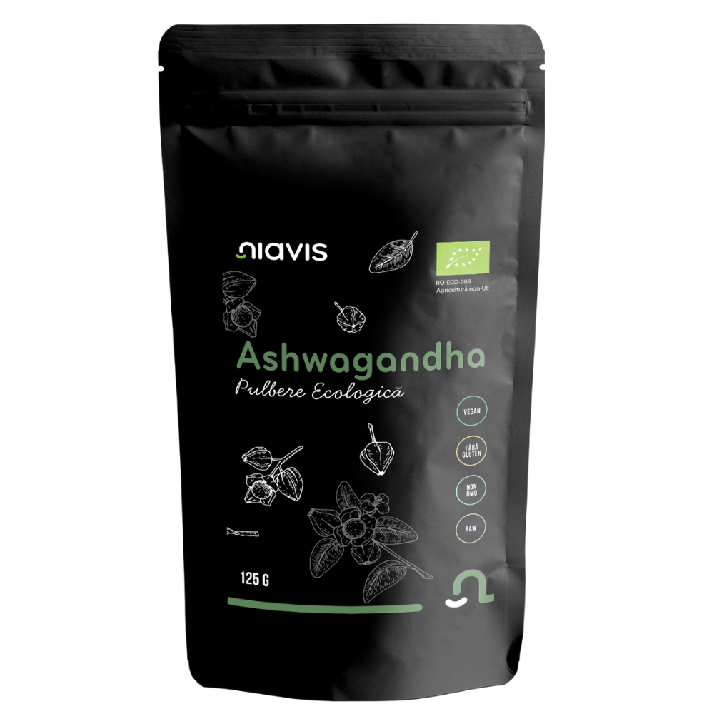 Ashwagandha pulbere Bio, 125 g, Niavis