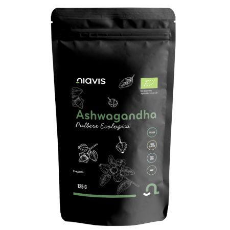 Ashwagandha pulbere, 125 g, Niavis