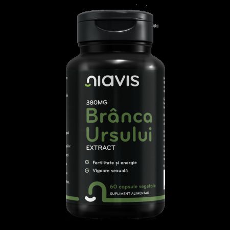 Branca Ursului extract, 380mg, 60 capsule, Niavis