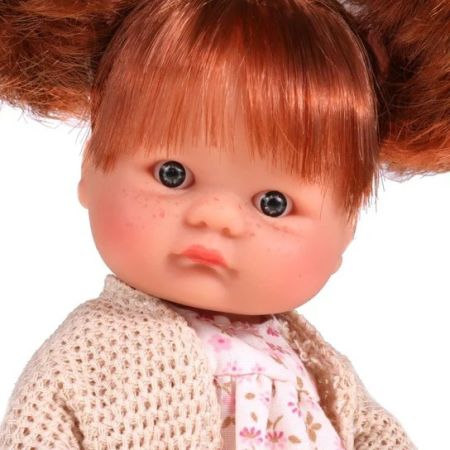 Papusa Bomboncin cu Rochita si Cardigan, +3 ani, 20 cm, Asivil 625210