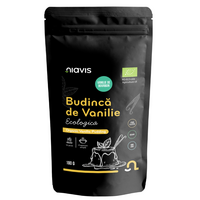 Budinca de vanilie fara gluten Bio, 100 g, Niavis