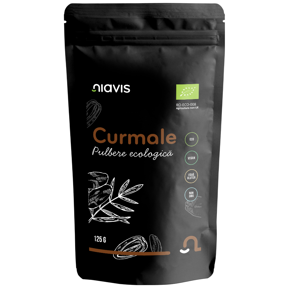 Pulbere de Curmale Bio, 125 g, Niavis