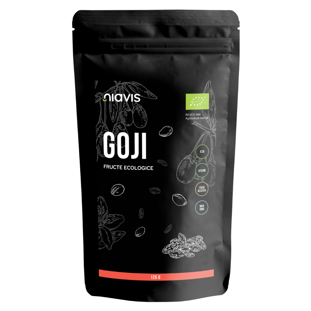 Goji fructe Bio, 125 g, Niavis