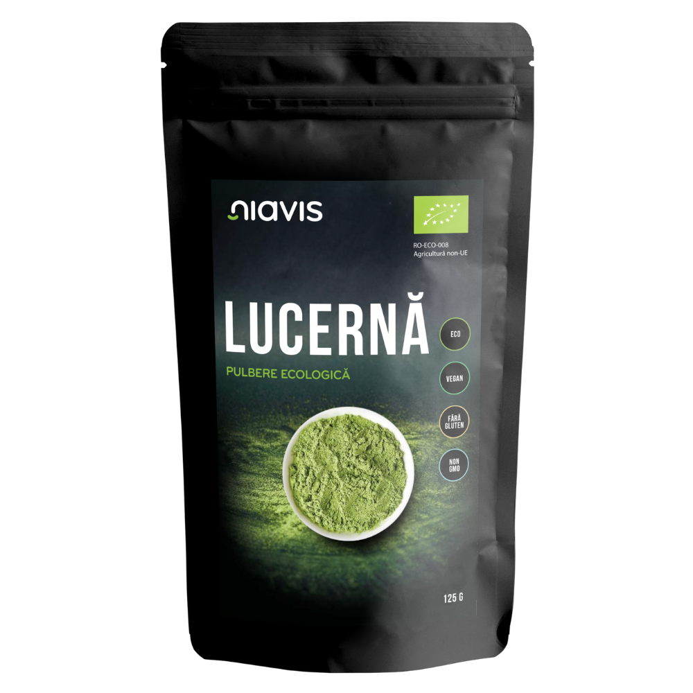 Lucerna pulbere Bio, 125 g, Niavis