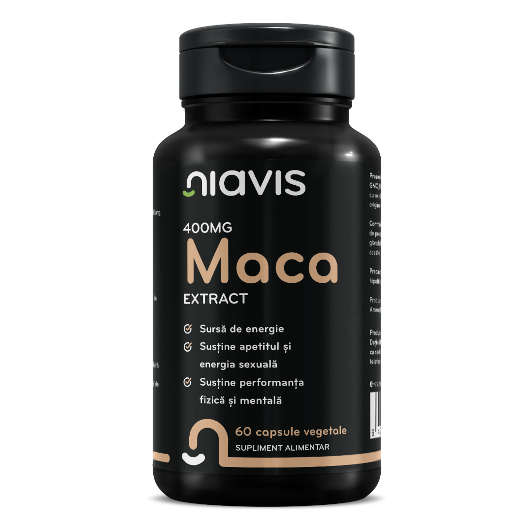 Maca extract, 400mg, 60 capsule, Niavis