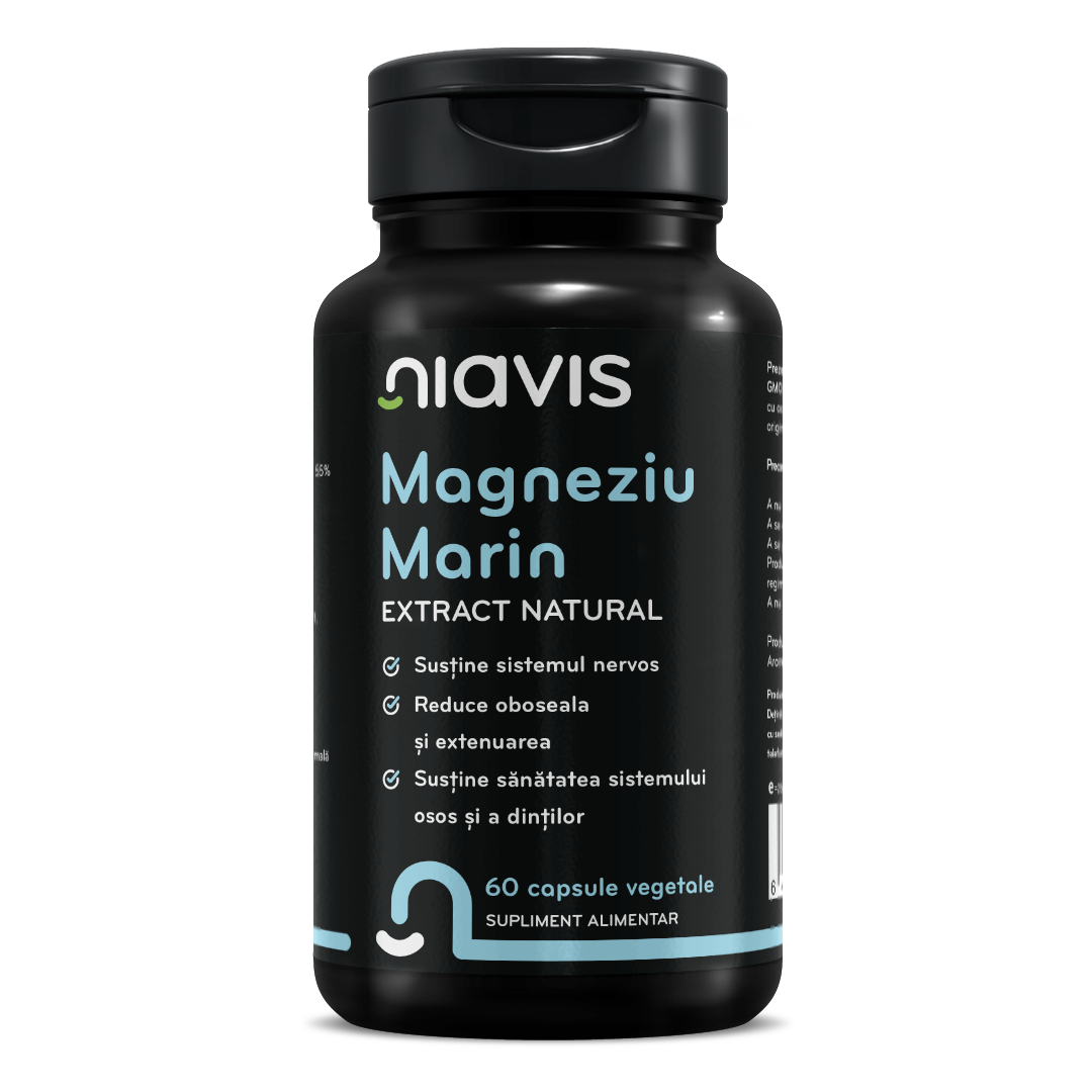 Magneziu Marin extract natural, 60 capsule, Niavis