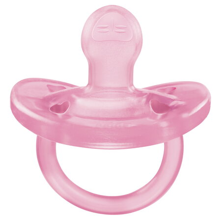 Suzeta anatomica din silicon PhysioSoft, 6-16 luni, Roz, Chicco 625283