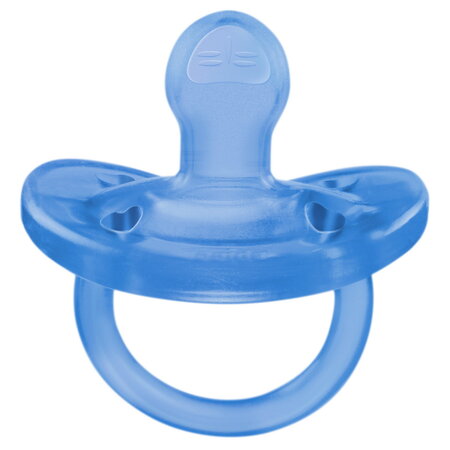 Suzeta anatomica din silicon PhysioSoft, 6-16 luni, Blue, Chicco 625291